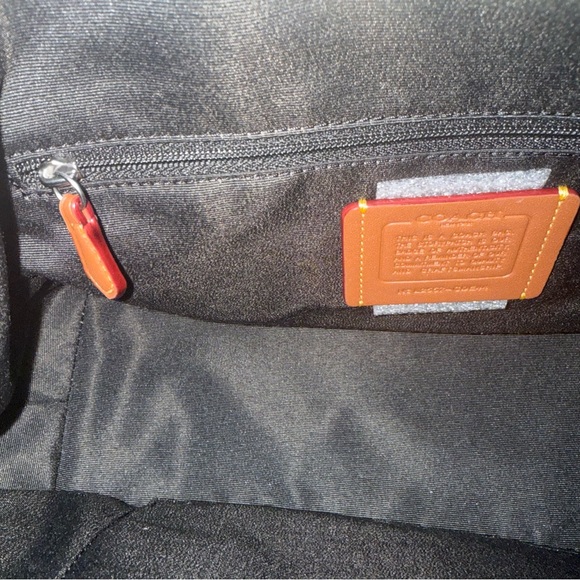 Coach Laurel Shoulder Bag In Black Signature Denim - Picture 11 of 12